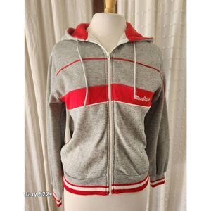 H21  Mac Gregor fleece zip-up athletic hoodie JP